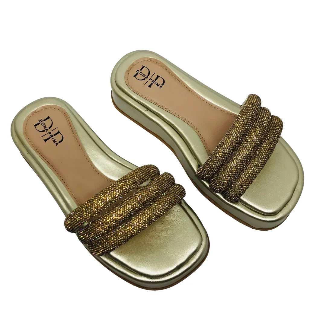 Sandália Feminina Flat Plataforma - Lorena