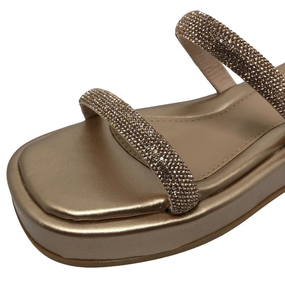 Sandália Feminina Flat Plataforma - Ester
