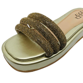 Sandália Feminina Flat Plataforma - Lorena